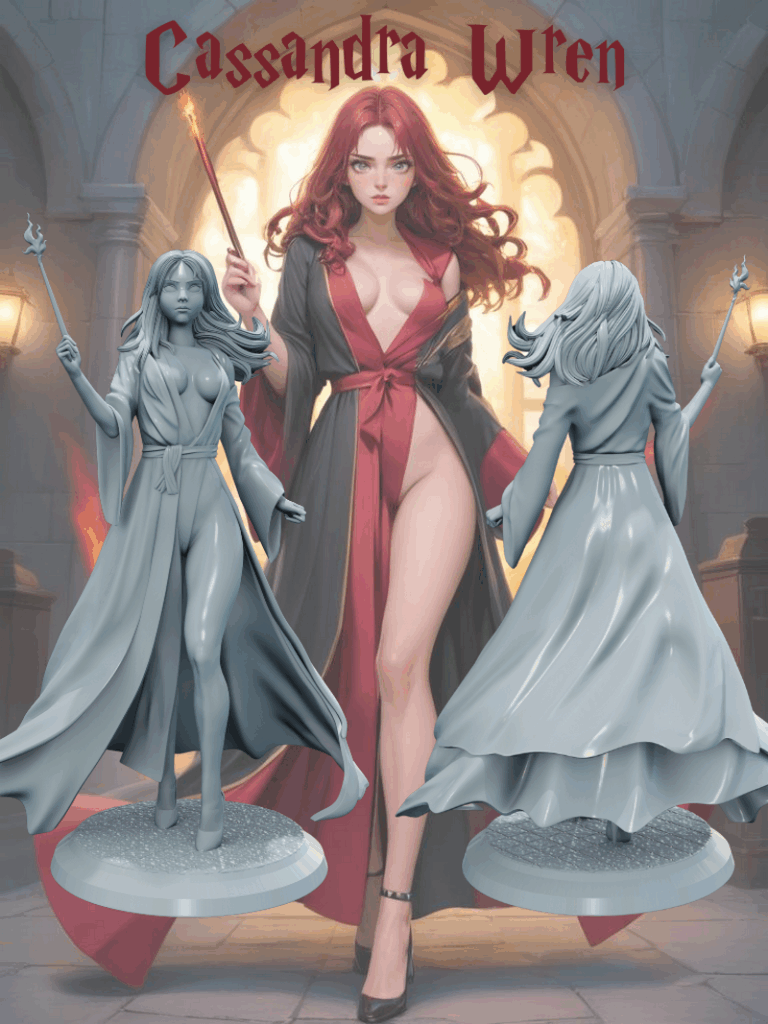 Foxy Witches 3D打印模型|Foxy Witches – 3D Print Model