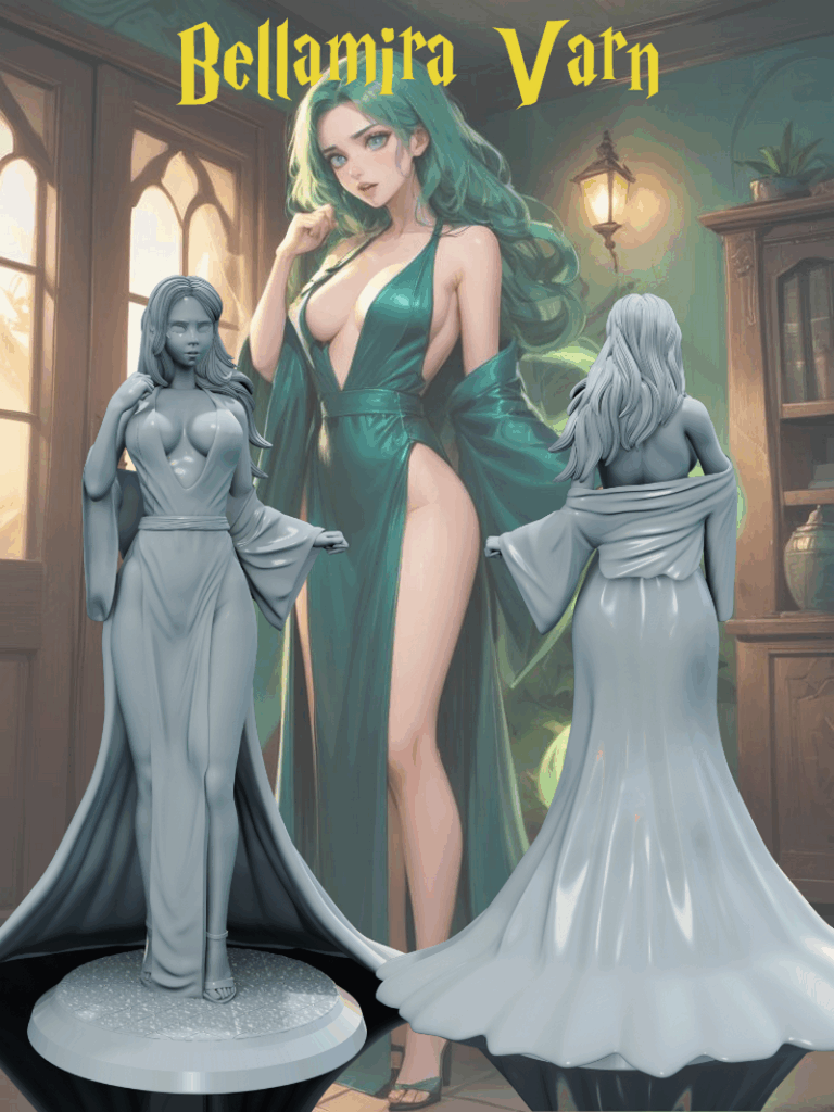 Foxy Witches 3D打印模型|Foxy Witches – 3D Print Model