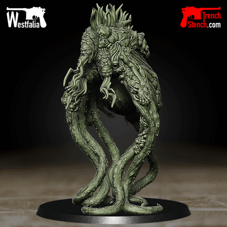 深渊之獠——噬魂仪式者 3D打印模型|Trench Stench – Fang of the Seething Black – Ritualist – 3D Print Model
