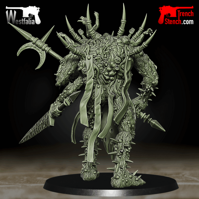 黑炎之牙——亵渎圣者 3D打印模型|Trench Stench – Fang of the Seething Black – Desecrated Saint – 3D Print Model