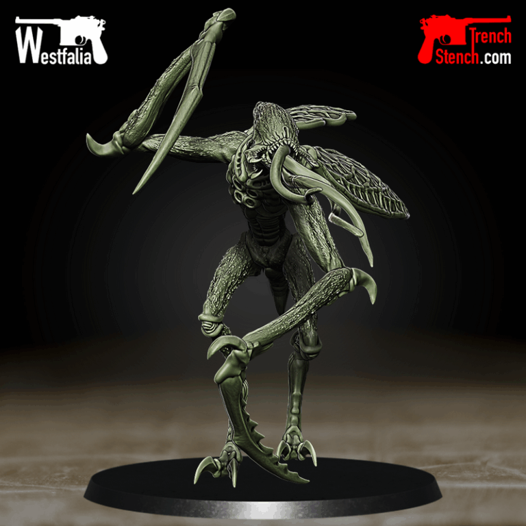 深渊之齿——沸腾黑域的坑居蝗虫 3D打印模型|Trench Stench – Fang of the Seething Black – Pit Locusts – 3D Print Model