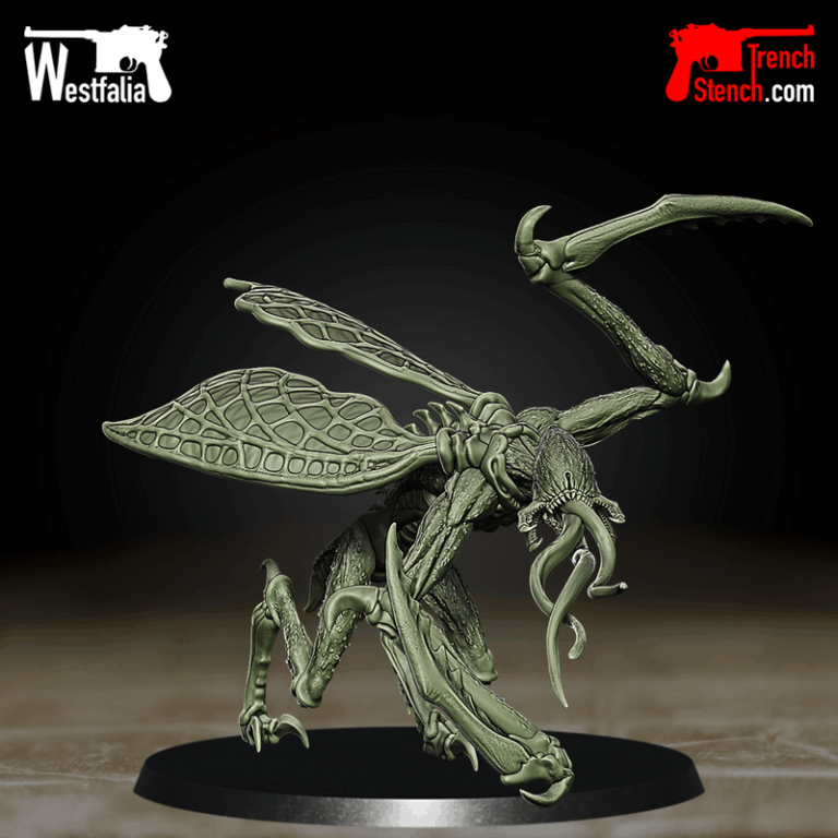 深渊之齿——沸腾黑域的坑居蝗虫 3D打印模型|Trench Stench – Fang of the Seething Black – Pit Locusts – 3D Print Model