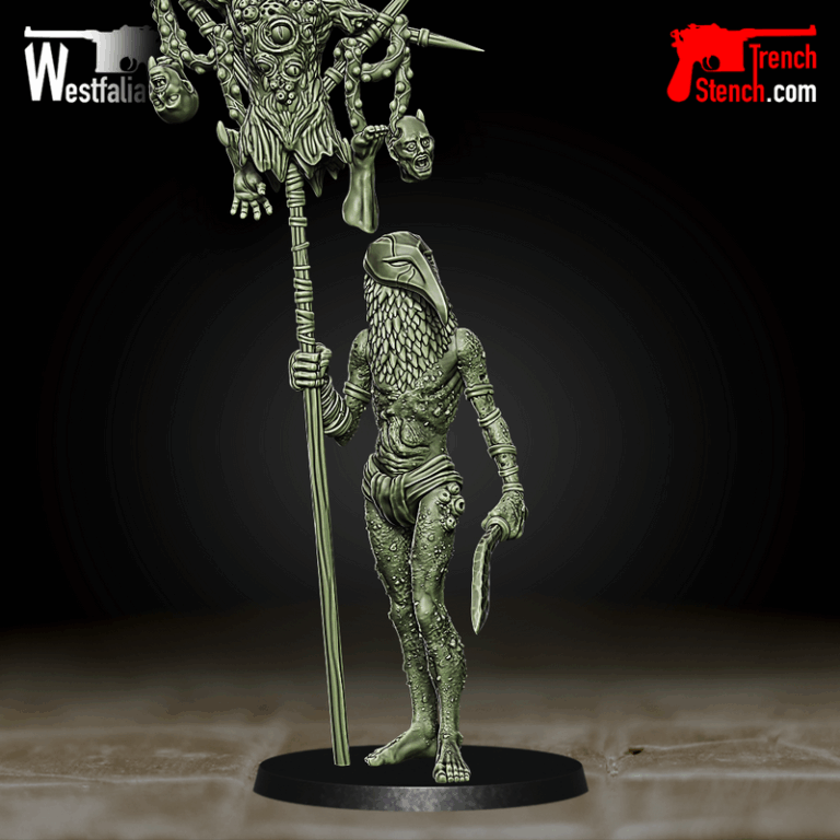 深渊之獠——黑潮cultists 3D打印模型|Trench Stench – Fang of the Seething Black – Cultists – 3D Print Model