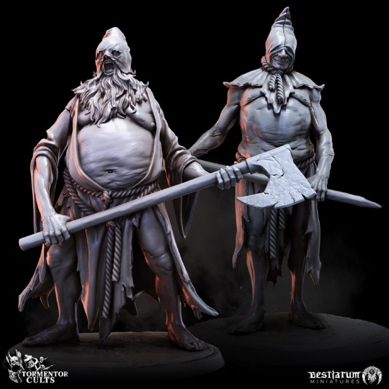 Bestiarum迷你模型：折磨教派·二月2024版3D打印模型|Bestiarum Miniatures – Tormentor Cults – February 2024 – 3D Print Model