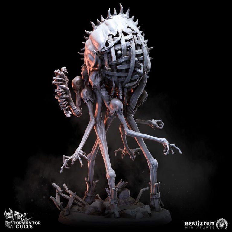 Bestiarum迷你模型：折磨教派·二月2024版3D打印模型|Bestiarum Miniatures – Tormentor Cults – February 2024 – 3D Print Model