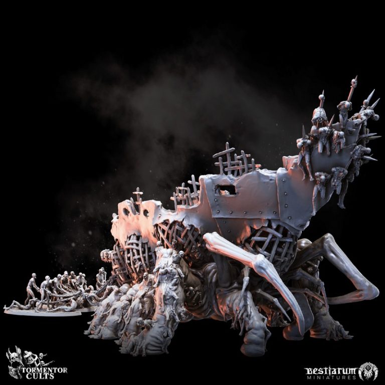 Bestiarum迷你模型：折磨教派·二月2024版3D打印模型|Bestiarum Miniatures – Tormentor Cults – February 2024 – 3D Print Model