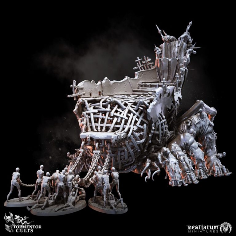 Bestiarum迷你模型：折磨教派·二月2024版3D打印模型|Bestiarum Miniatures – Tormentor Cults – February 2024 – 3D Print Model