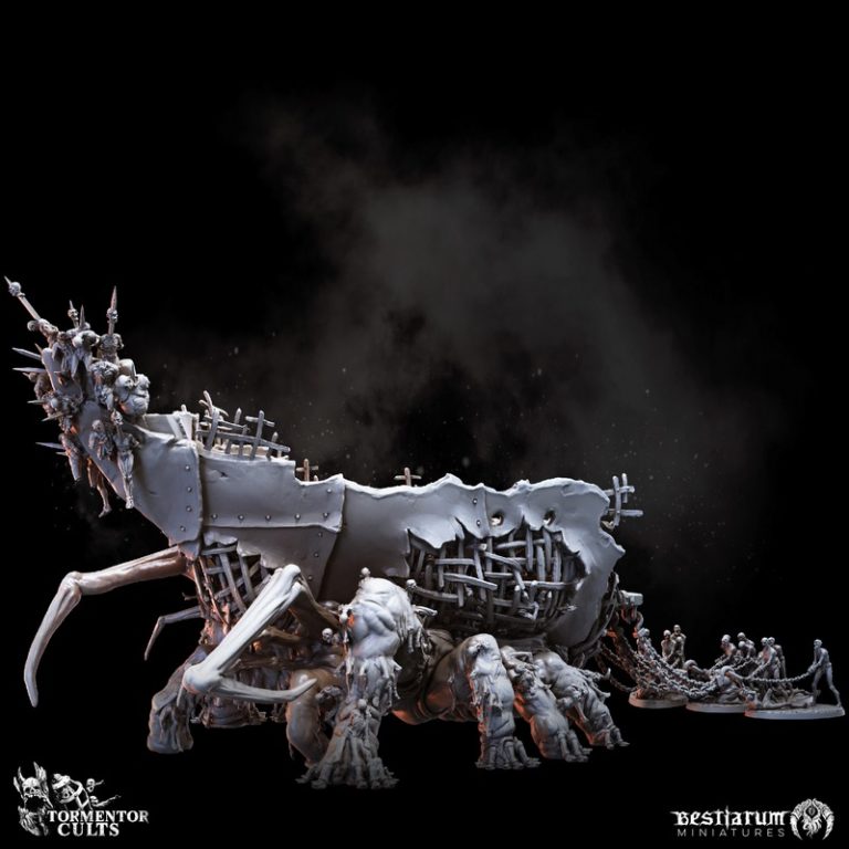 Bestiarum迷你模型：折磨教派·二月2024版3D打印模型|Bestiarum Miniatures – Tormentor Cults – February 2024 – 3D Print Model