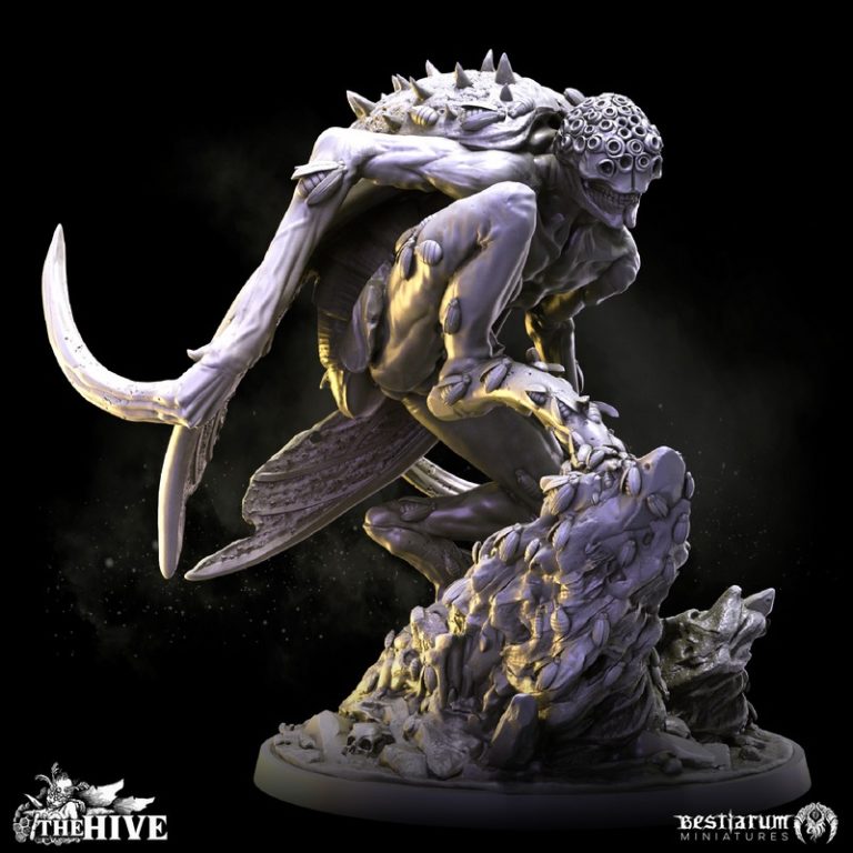 蜂巢系列3D打印模型|Bestiarum Miniatures – The Hive – February 2024 – 3D Print Model