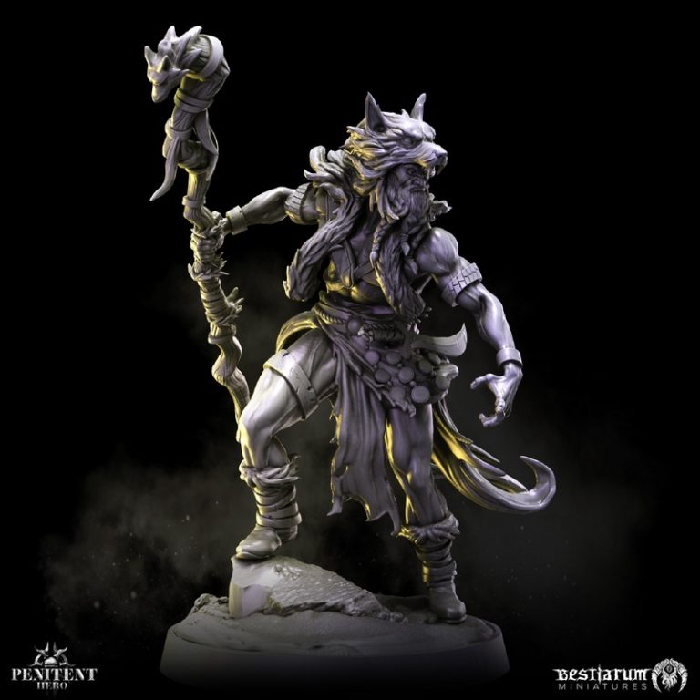 最佳幻想迷你模型——忏悔英雄——2024年3D打印模型|Bestiarum Miniatures – Penitent Hero – January 2024 – 3D Print Model