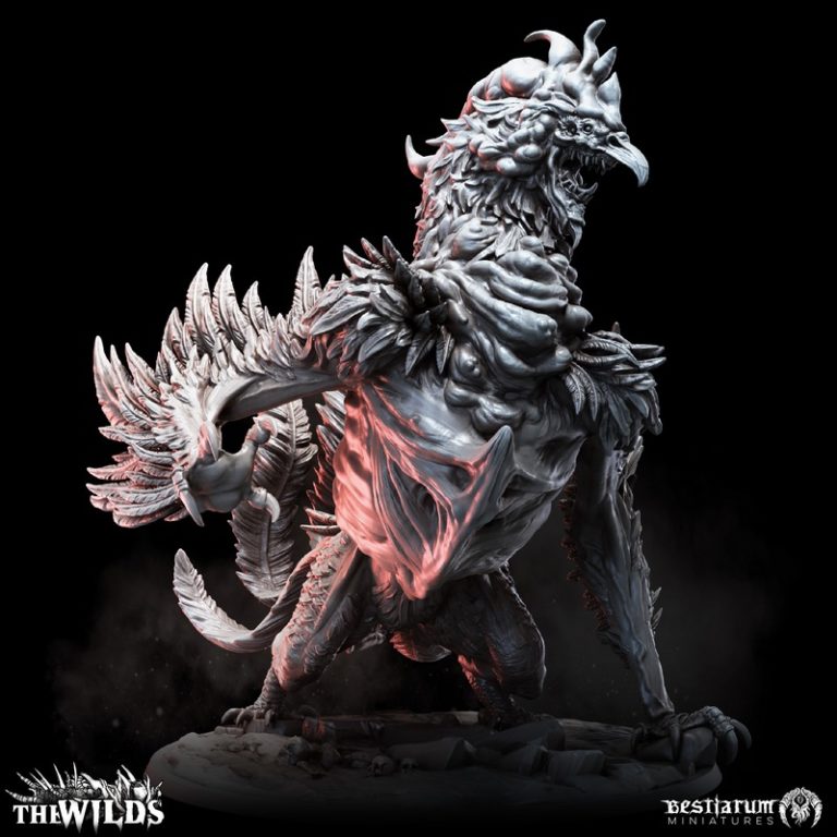 Bestiarum迷你模型：荒野系列——2024年1月3D打印作品|Bestiarum Miniatures – The Wilds – January 2024 – 3D Print Model