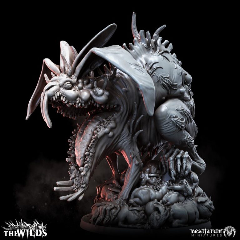 Bestiarum迷你模型：荒野系列——2024年1月3D打印作品|Bestiarum Miniatures – The Wilds – January 2024 – 3D Print Model