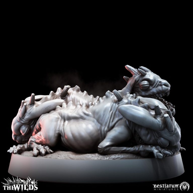 Bestiarum迷你模型：荒野系列——2024年1月3D打印作品|Bestiarum Miniatures – The Wilds – January 2024 – 3D Print Model