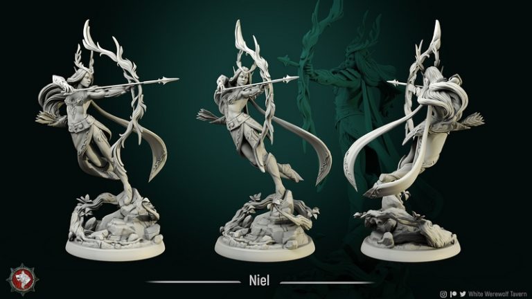 白狼酒馆——3D打印模型：荒原掠夺者|White Werewolf Tavern – March 2021 – Barren Raiders – 3D Print Model