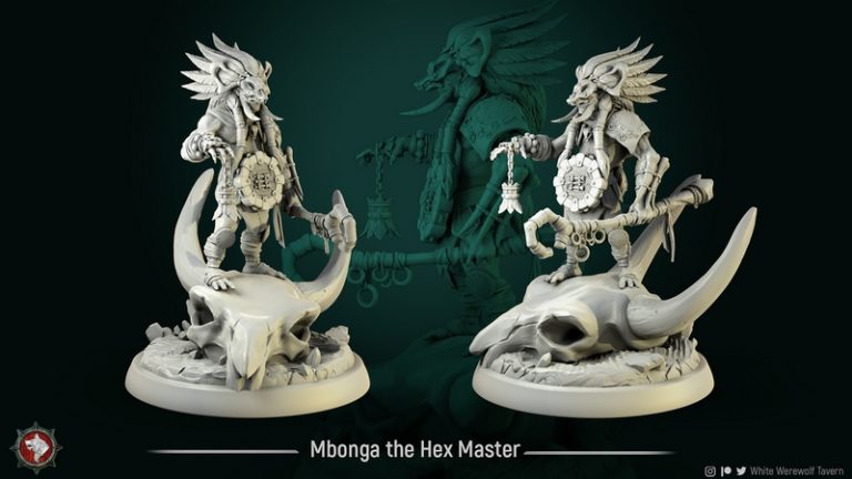 白狼酒馆——3D打印模型：荒原掠夺者|White Werewolf Tavern – March 2021 – Barren Raiders – 3D Print Model