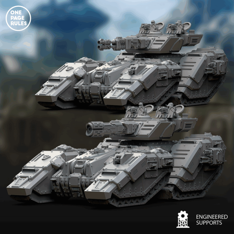 人类防御部队——超重型战车——3D打印模型|Human Defence Force – Super Heavy Battle Tank – 3D Print Model