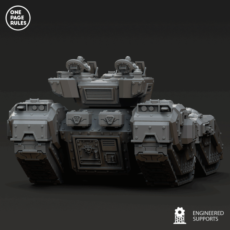 人类防御部队——超重型战车——3D打印模型|Human Defence Force – Super Heavy Battle Tank – 3D Print Model