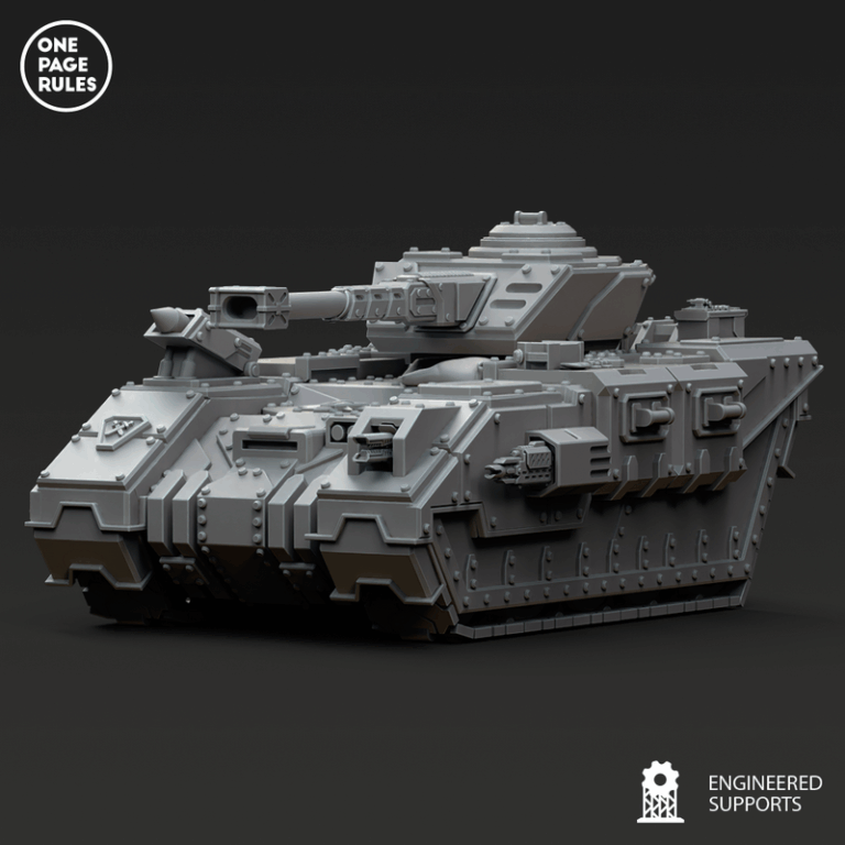 人类防御部队——战坦克 3D打印模型|Human Defence Force – Battle Tank – 3D Print Model