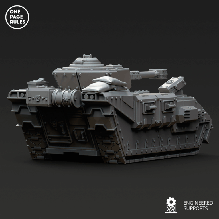 人类防御部队——战坦克 3D打印模型|Human Defence Force – Battle Tank – 3D Print Model
