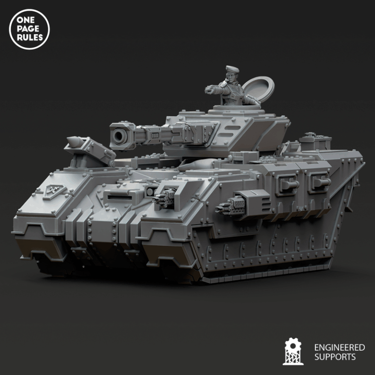 人类防御部队——战坦克 3D打印模型|Human Defence Force – Battle Tank – 3D Print Model