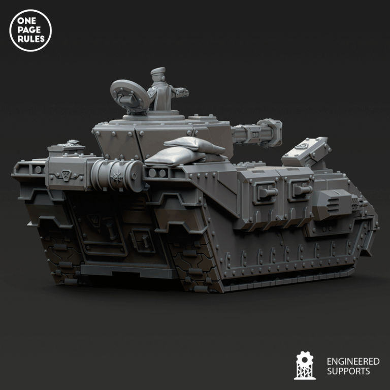 人类防御部队——战坦克 3D打印模型|Human Defence Force – Battle Tank – 3D Print Model