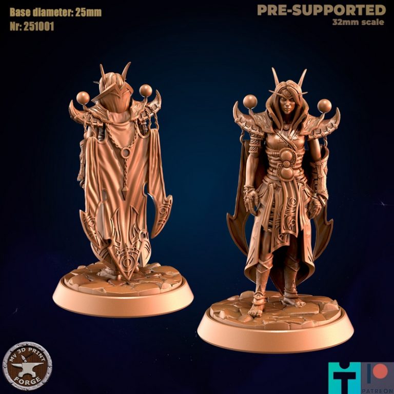 我的3D打印工坊——虚空精灵——3D打印模型|My 3D Print Forge – Void Elves – 3D Print Model