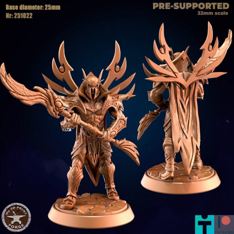 我的3D打印工坊——虚空精灵——3D打印模型|My 3D Print Forge – Void Elves – 3D Print Model