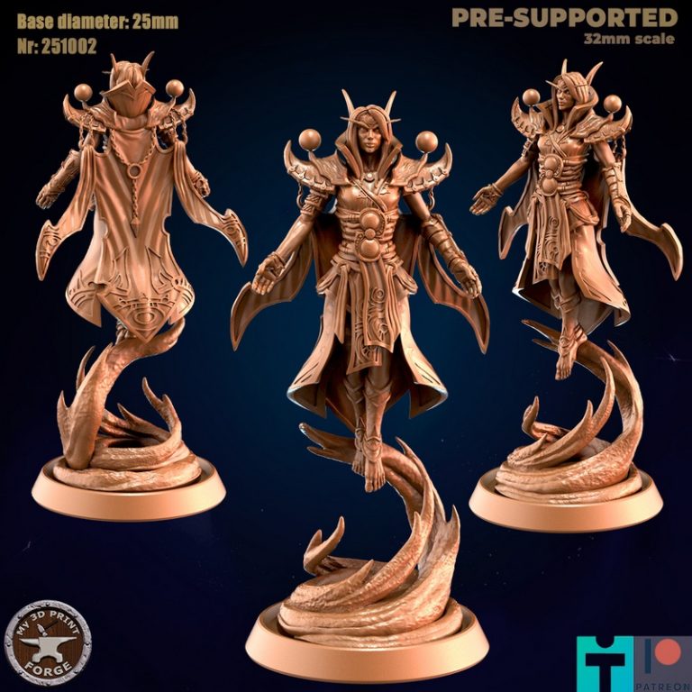 我的3D打印工坊——虚空精灵——3D打印模型|My 3D Print Forge – Void Elves – 3D Print Model