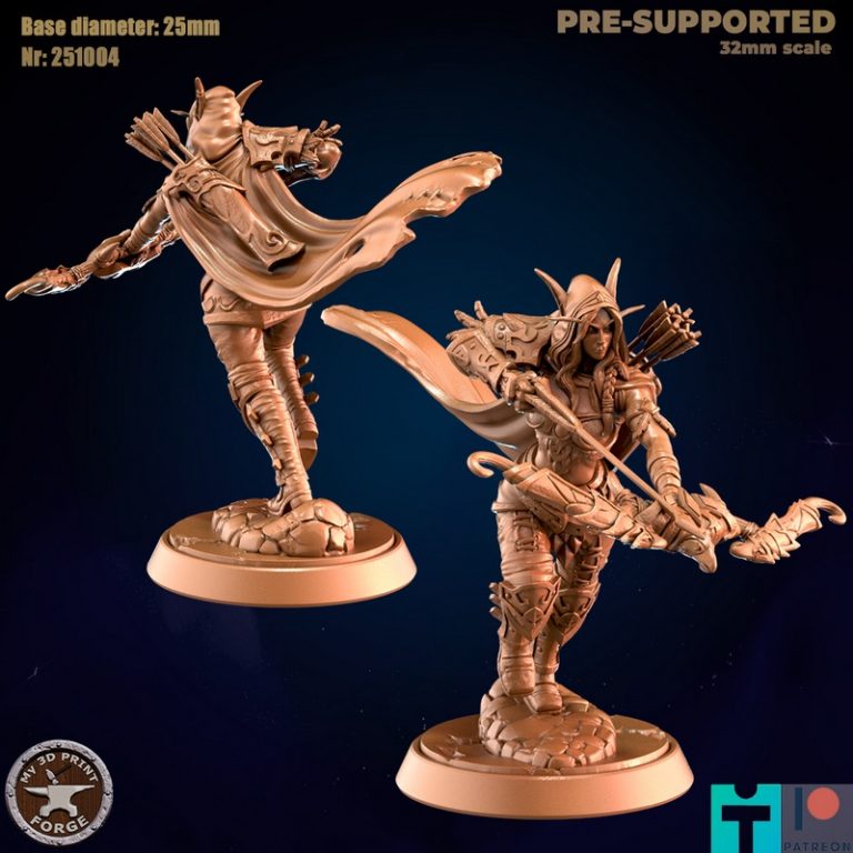 我的3D打印工坊——虚空精灵——3D打印模型|My 3D Print Forge – Void Elves – 3D Print Model