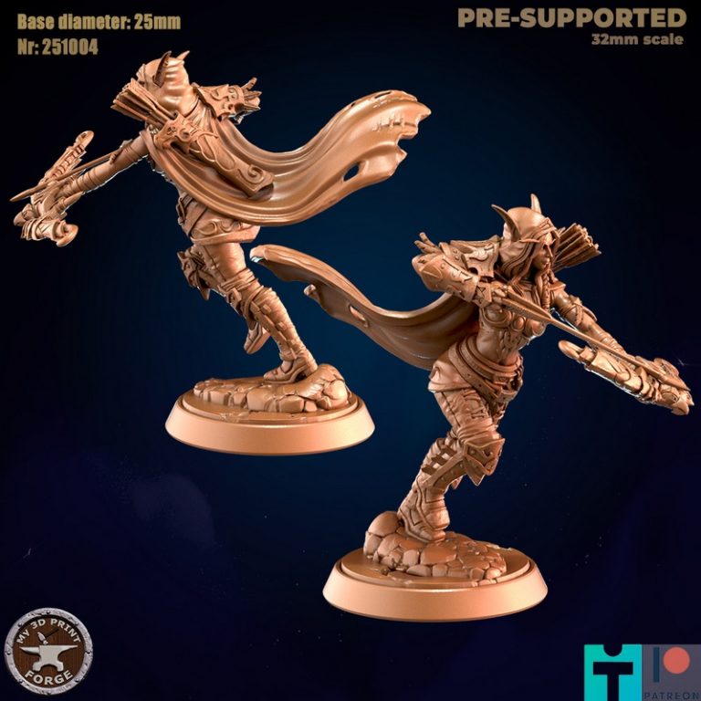 我的3D打印工坊——虚空精灵——3D打印模型|My 3D Print Forge – Void Elves – 3D Print Model