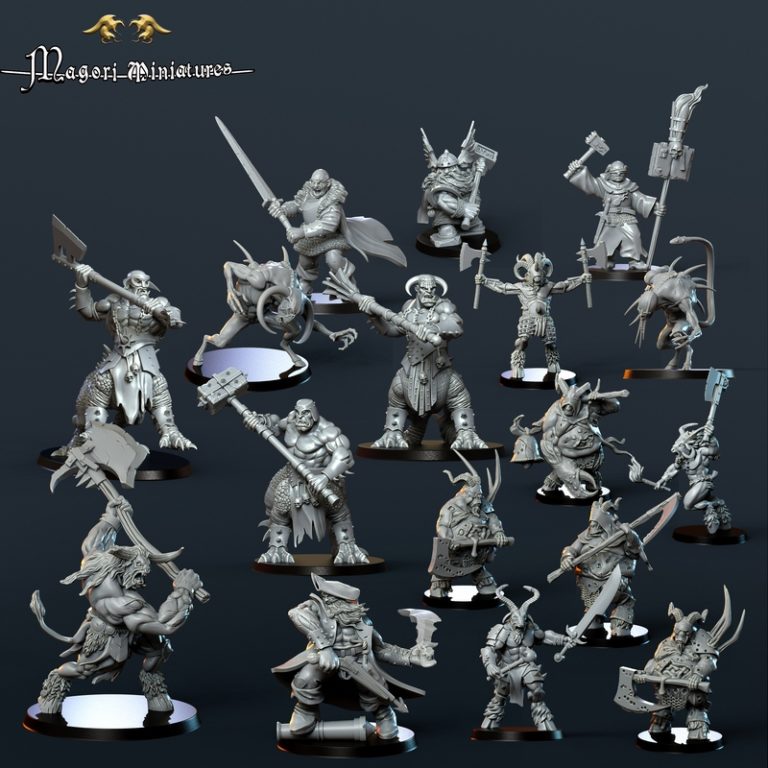 魔理沙迷你模型——2025年8月3D打印版|Magori Miniatures – August 2025 – 3D Print Model