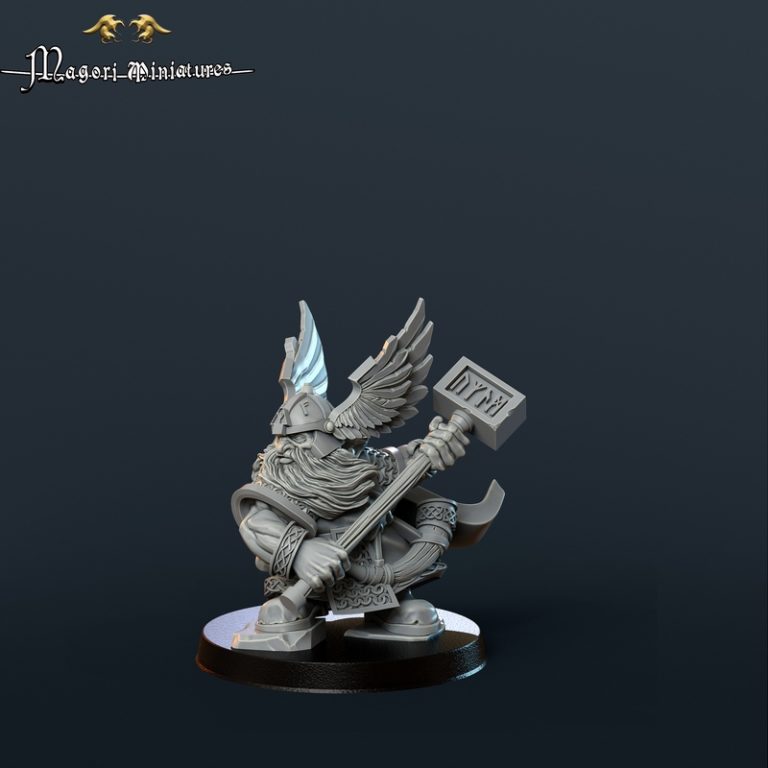 魔理沙迷你模型——2025年8月3D打印版|Magori Miniatures – August 2025 – 3D Print Model