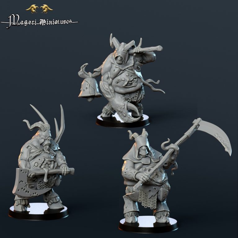 魔理沙迷你模型——2025年8月3D打印版|Magori Miniatures – August 2025 – 3D Print Model