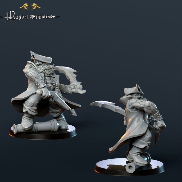 魔理沙迷你模型——2025年8月3D打印版|Magori Miniatures – August 2025 – 3D Print Model