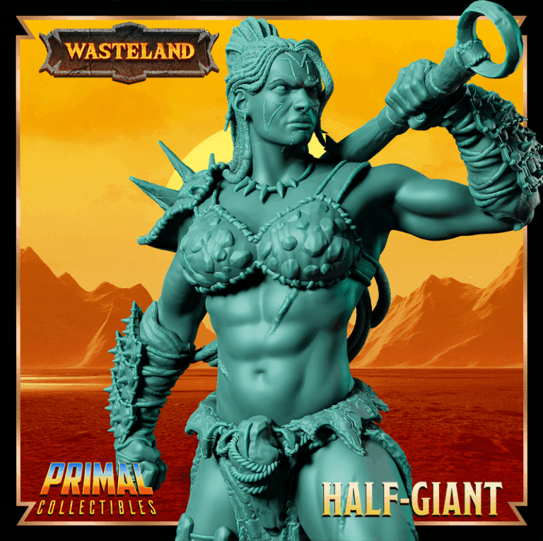 半巨人女性 3D打印模型|Half Giant Female – 3D Print Model