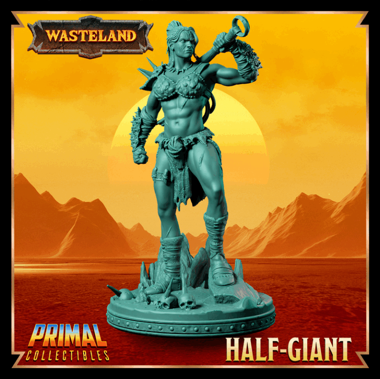 半巨人女性 3D打印模型|Half Giant Female – 3D Print Model