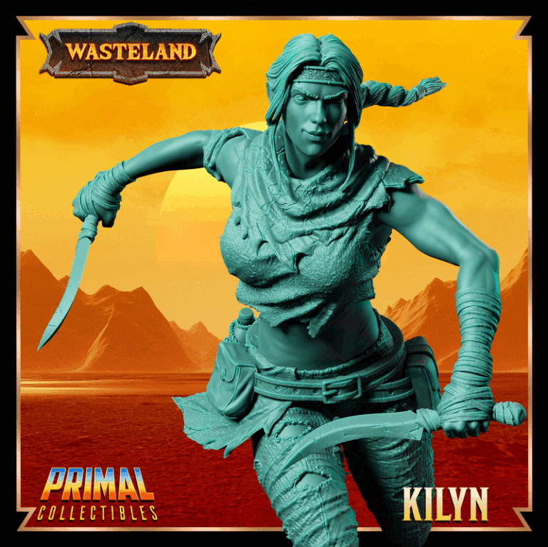 精灵族——基林——3D打印模型|Elves – Kilyn – 3D Print Model