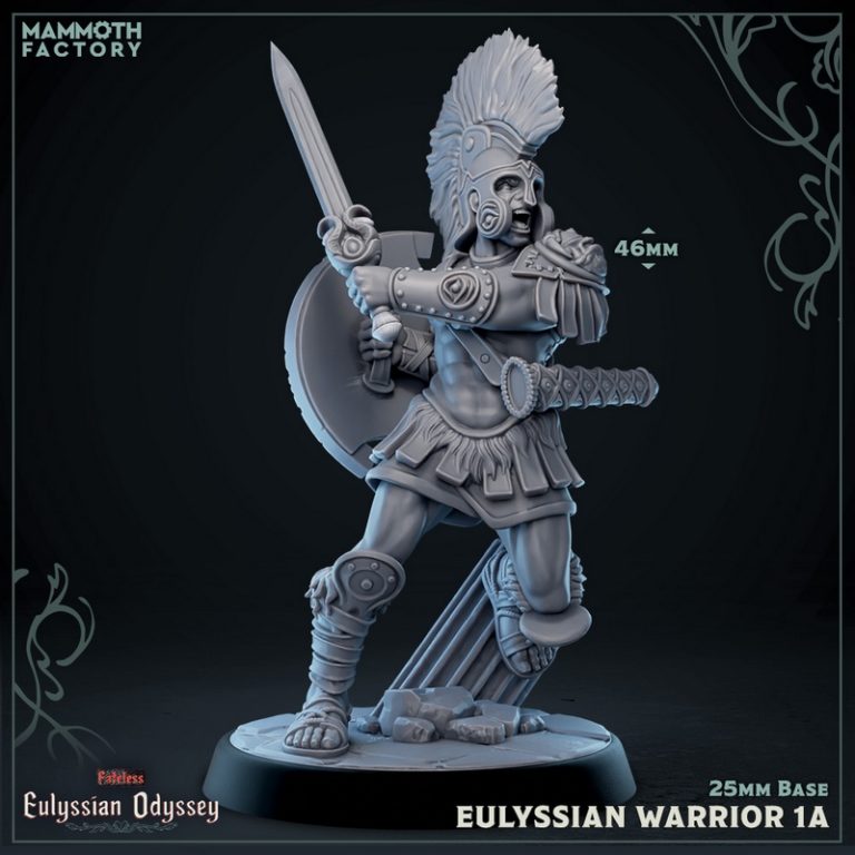 Mammoth Factory 3D打印模型：Eulyssian Odyssey角色收藏|Mammoth Factory – June 2025 – Eulyssian Odyssey – 3D Print Model