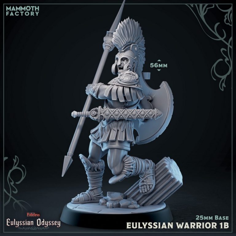 Mammoth Factory 3D打印模型：Eulyssian Odyssey角色收藏|Mammoth Factory – June 2025 – Eulyssian Odyssey – 3D Print Model