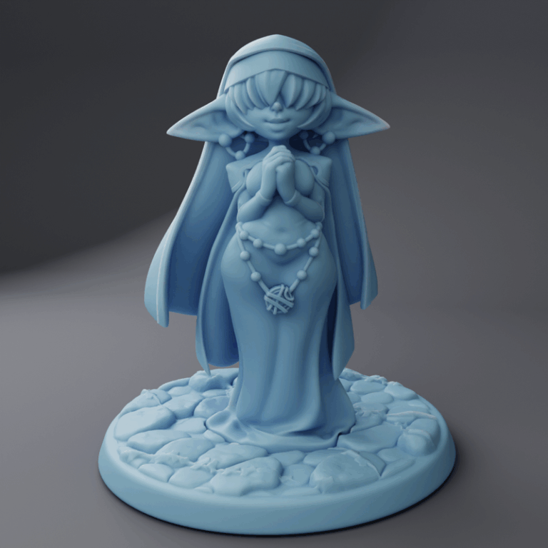 双女神迷你模型 2025年1月 3D打印版|Twin Goddess Miniatures January 2025 – 3D Print Model