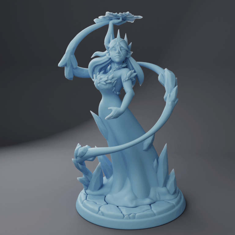 双女神迷你模型 2025年1月 3D打印版|Twin Goddess Miniatures January 2025 – 3D Print Model