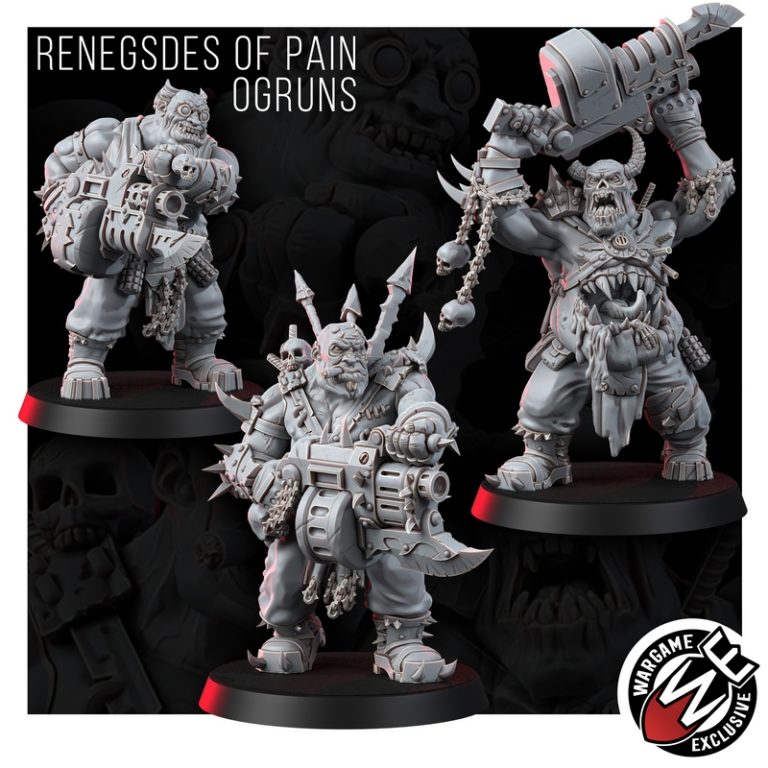 痛感叛逆者——ogruns——3D打印模型|Renegade of Pain – Ogruns – 3D Print Model