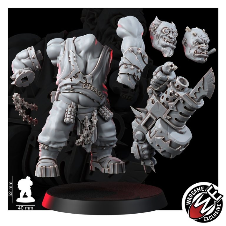 痛感叛逆者——ogruns——3D打印模型|Renegade of Pain – Ogruns – 3D Print Model