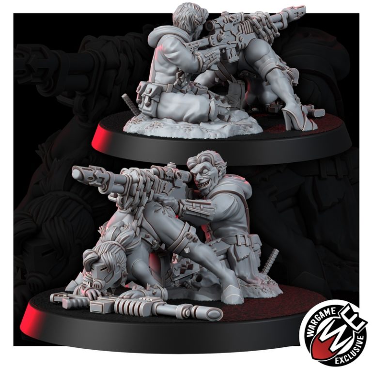 疼痛叛徒——肉摊狙击手 3D打印模型|Renegade of Pain – Meat Stand Sniper – 3D Print Model