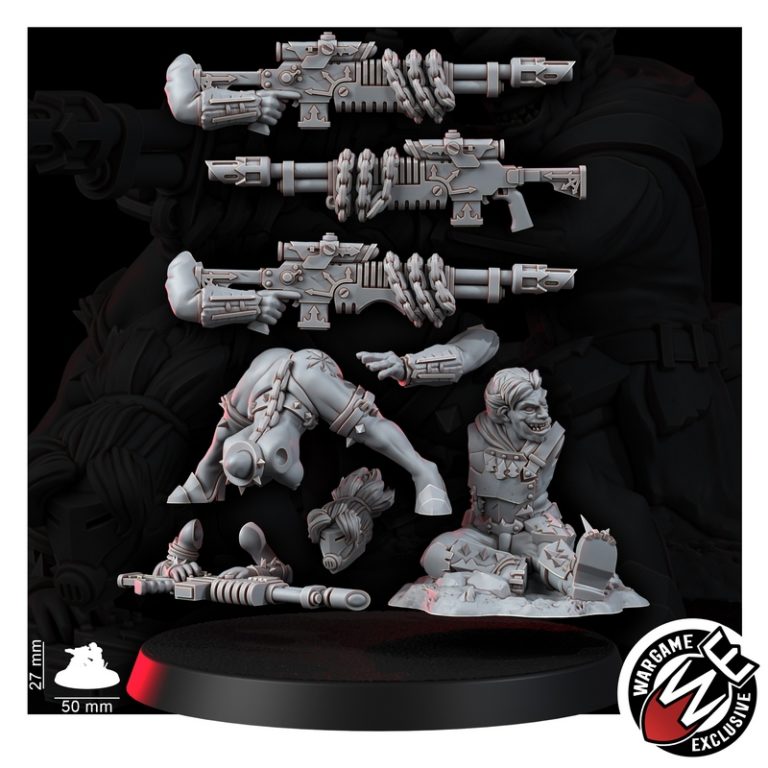 疼痛叛徒——肉摊狙击手 3D打印模型|Renegade of Pain – Meat Stand Sniper – 3D Print Model