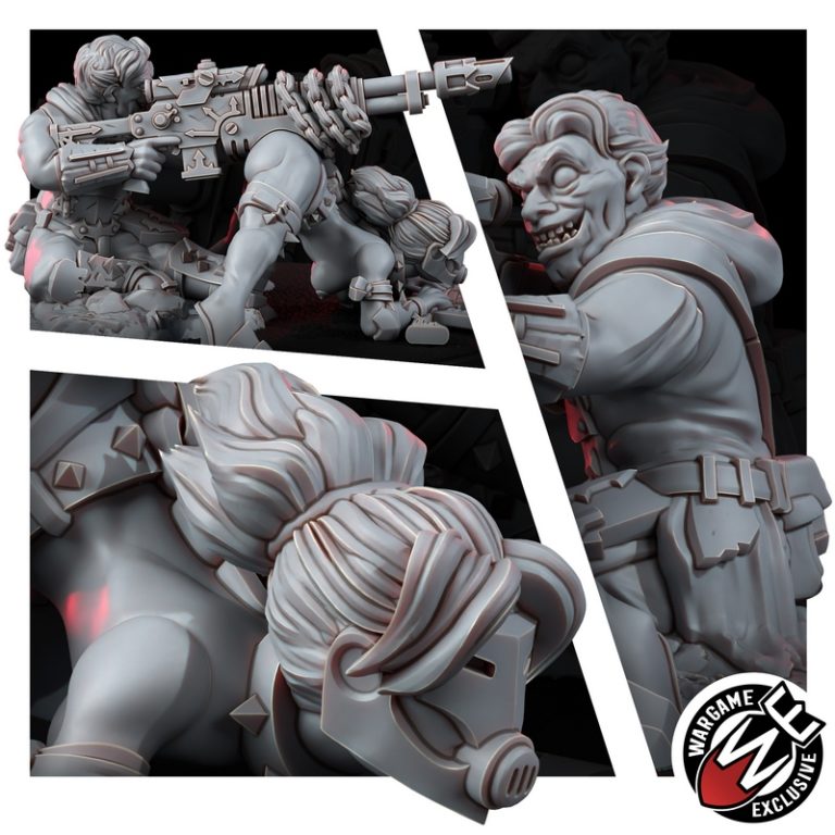 疼痛叛徒——肉摊狙击手 3D打印模型|Renegade of Pain – Meat Stand Sniper – 3D Print Model