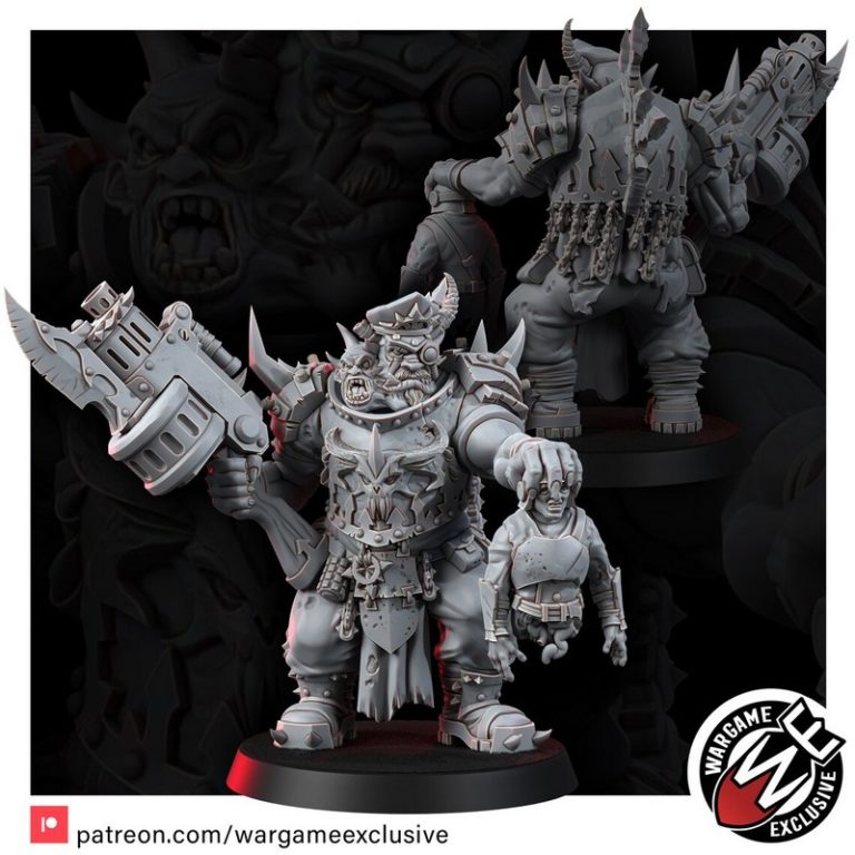 痛之叛逆者——奥格伦执行将军——3D打印模型|Renegade of Pain – Ogrun Execution General – 3D Print Model