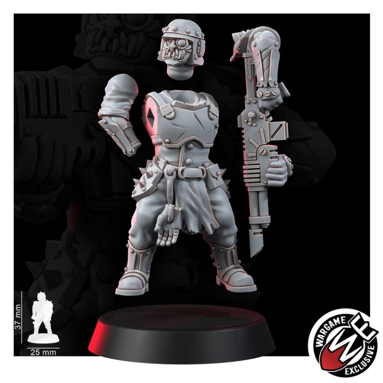 痛感叛逆者——军团推进——3D打印模型|Renegade of Pain – Regiment Advancing – 3D Print Model