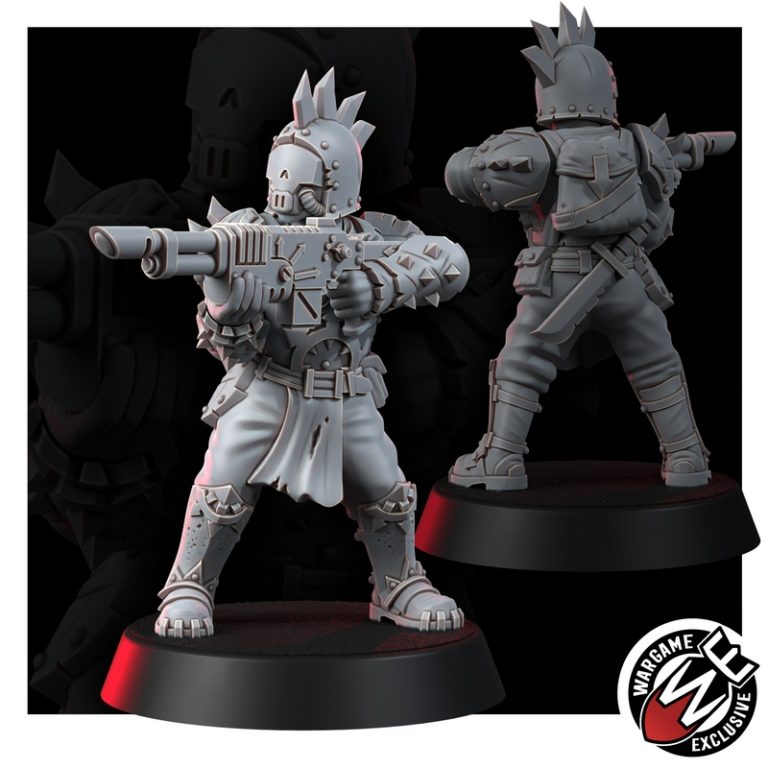痛感叛逆者——军团推进——3D打印模型|Renegade of Pain – Regiment Advancing – 3D Print Model