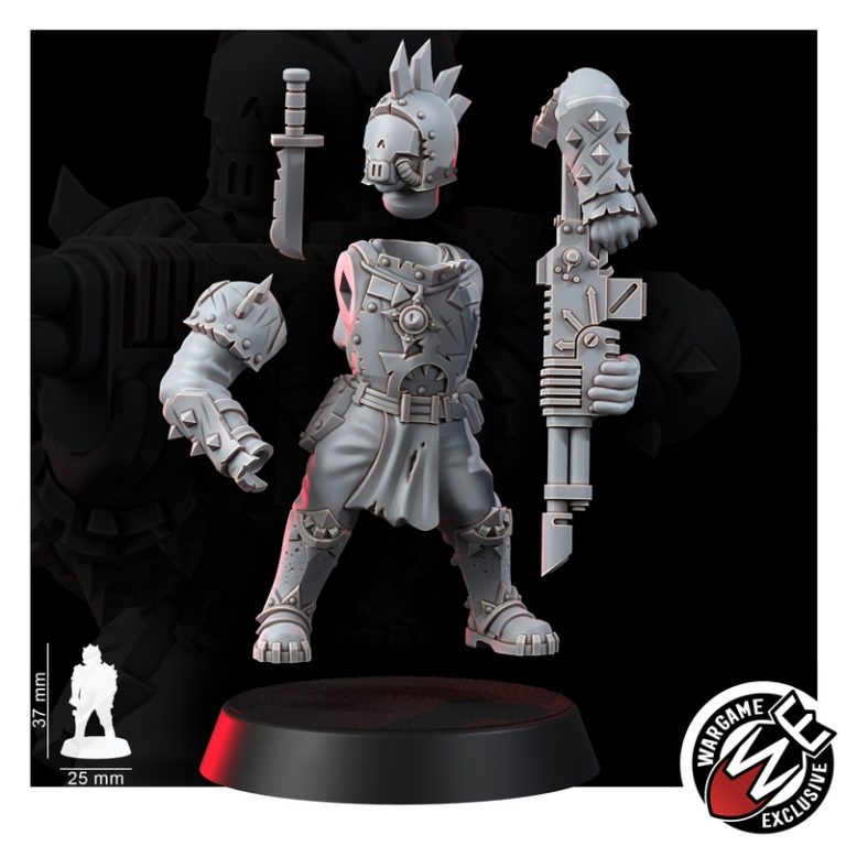 痛感叛逆者——军团推进——3D打印模型|Renegade of Pain – Regiment Advancing – 3D Print Model